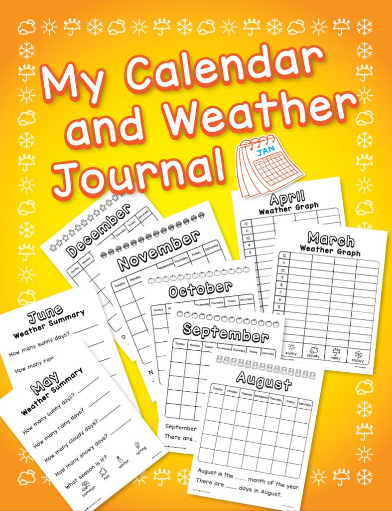 Calendar and Weather Journal – TeachersLove