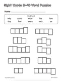 Sight Words, Set 2: 51-100