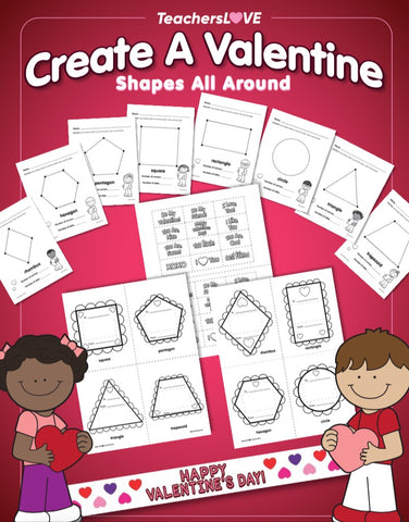 Create A Valentine: Shapes All Around