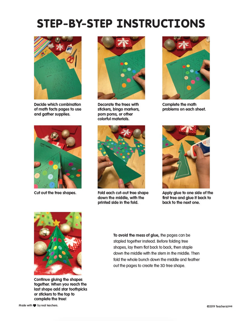 Christmas Tree Math: Holiday Craft Project – TeachersLove