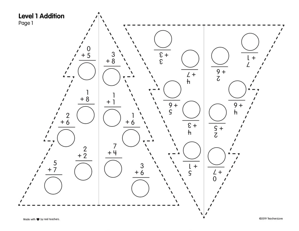 Christmas Tree Farm Math Problem Christmas Tree Math: Holiday Craft Project – TeachersLove